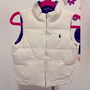 Polo ralph lauren down filled vest reversible Kids 4T